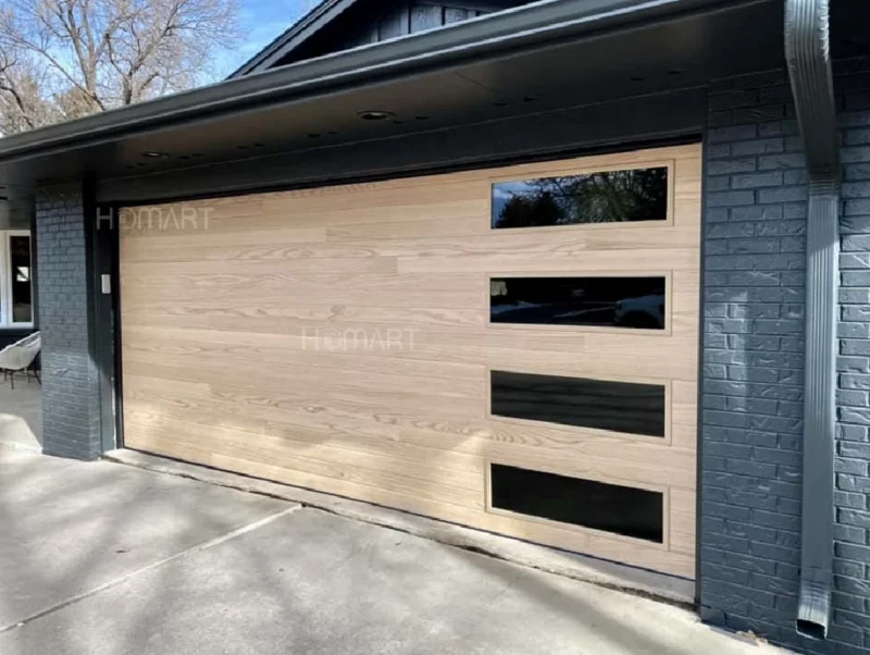Custom Vintage Style Panels Opening Sectional Automatic Timber look Garage Door Custom Vintage Style Panels Opening Sectional Automatic Timber look Garage Door