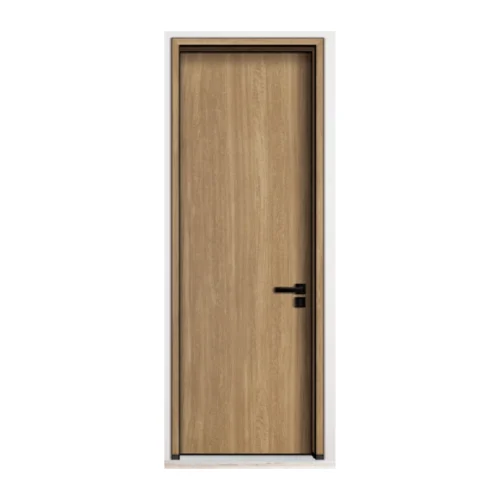 Customized New Style Soundproof Prehung Finished Wooden Single Slab Door for Houses bedroom