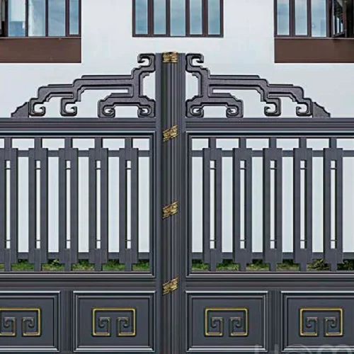 European Design  Security Swing  Wrought Iron  Metal Models Gates for Courtyard