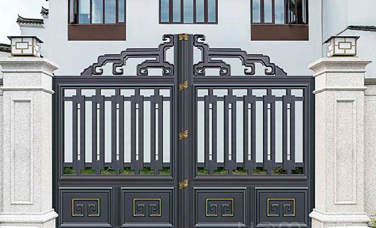 European Design Security Swing Wrought Iron Metal Models Gates for ...