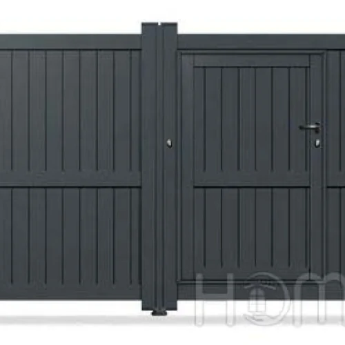 Factory Price Modern Iron Main Gate Design Cantilever Gate Aluminum Driveway Security Gates Sliding Gate