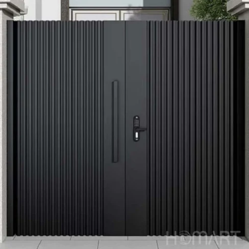 High Quality Factory Direct Customized Courtyard Metal Electric Cantilever Swing Iron Gate  for house