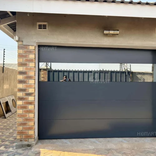 Modern Design Part View Aluminum Steel Tempered glass Automatic Sandwich Panel Overhead Sectional Steel Modern Design Part View Aluminum Steel Tempered glass Automatic Sandwich Panel Overhead Sectional Steel