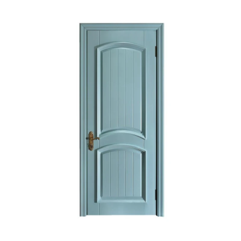 Modern Minimalist Arc Design Aluminum Alloy Frame Blue Colour Solid Wood Door for Bathroom or Kitchen Modern Minimalist Arc Design Aluminum Alloy Frame Blue Colour Solid Wood Door for Bathroom or Kitchen