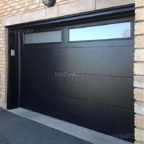 Modern Style Automatic Large Auto Lift Overhead Motorized Bifold Sectional Garage Door for villas